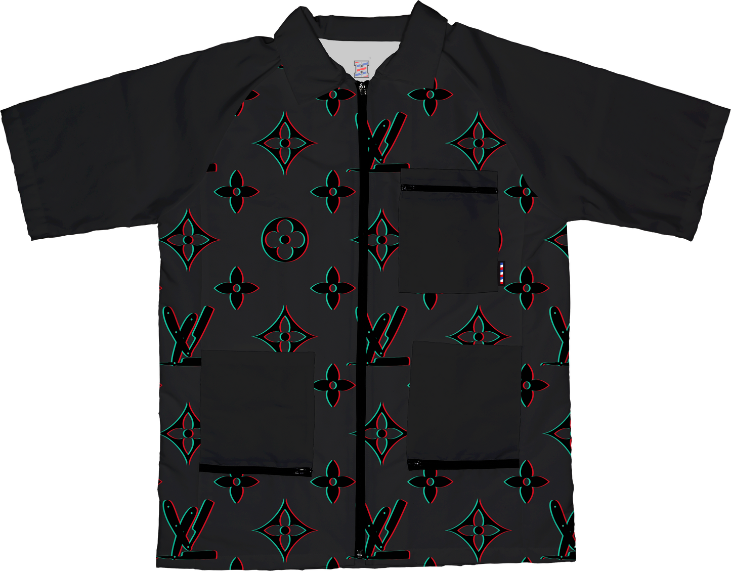3D BLACK MONOGRAM