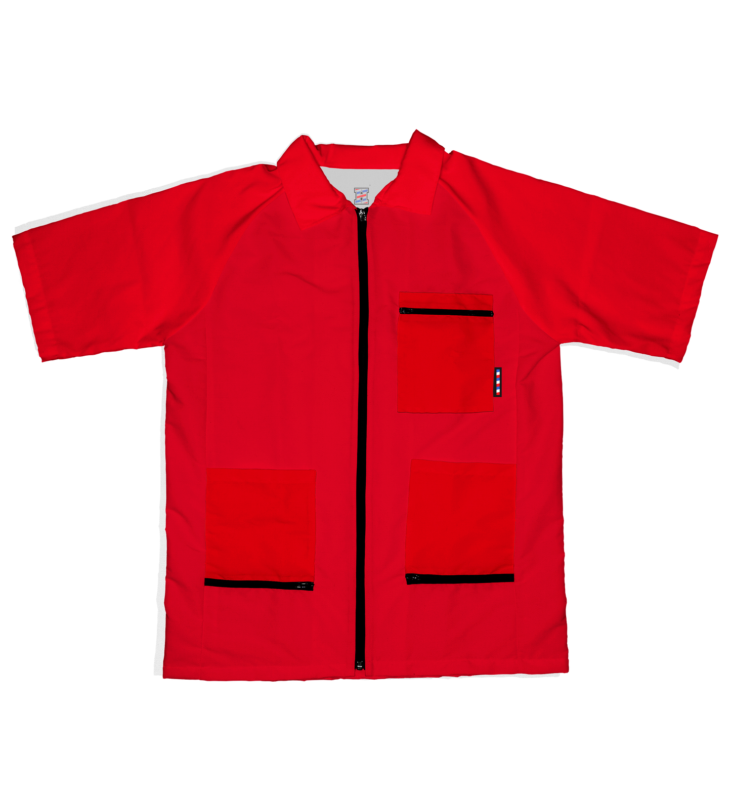 SOLID RED SMOCK