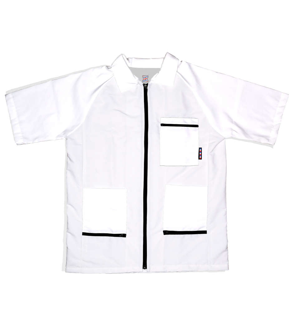SOLID WHITE SMOCK